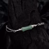Bamboo double chain bracelet