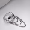 Erosion wraparound ring